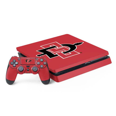 San Diego State University Aztecs Red Logo PlayStation PS4 Skins