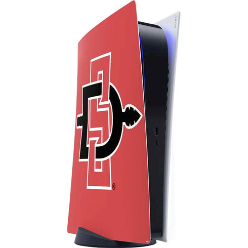 San Diego State University Aztecs Red Logo PlayStation PS5 Skins