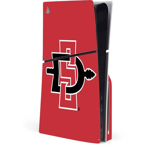 San Diego State University Aztecs Red Logo PlayStation PS5 Skins