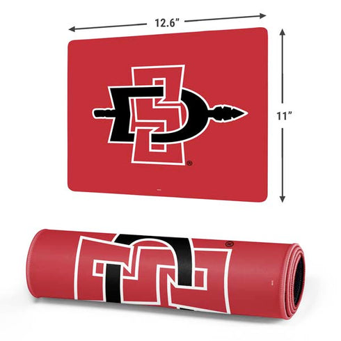San Diego State University Aztecs Red Logo Gaming Mouse Pad
