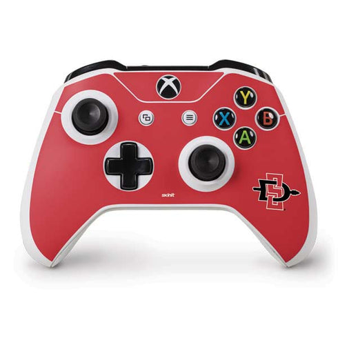 San Diego State University Aztecs Red Logo Xbox One Skins