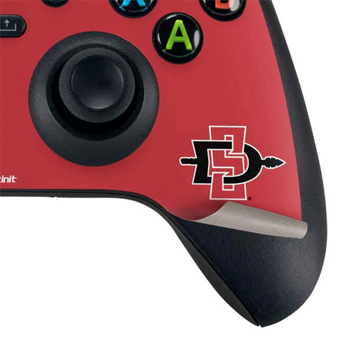 San Diego State University Aztecs Red Logo XBox Series X Digital Edition Bundle Skin