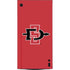 San Diego State University Aztecs Red Logo XBox Series X Digital Edition Console Skin