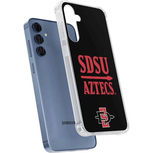 San Diego State University Aztecs San Diego State Galaxy A55 5G Clear Case