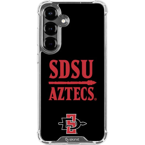 San Diego State University Aztecs San Diego State Galaxy S26 Plus Clear Case