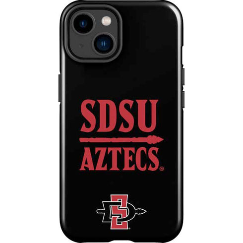 San Diego State University Aztecs San Diego State iPhone 15 Impact Case