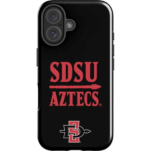 San Diego State University Aztecs San Diego State iPhone 16 Impact Case