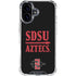 San Diego State University Aztecs San Diego State iPhone 16 Plus Clear Case