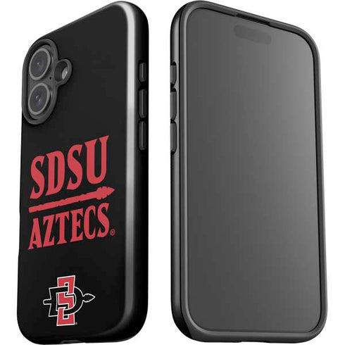 San Diego State University Aztecs San Diego State iPhone 16 Plus Impact Case