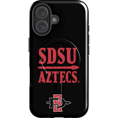 San Diego State University Aztecs San Diego State iPhone 16 Plus Magsafe Impact Case