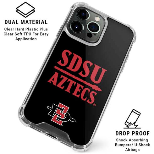 San Diego State University Aztecs San Diego State iPhone 16 Pro Max Clear Case