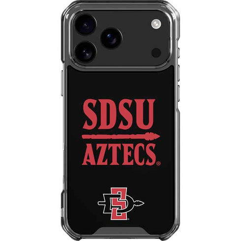San Diego State University Aztecs San Diego State iPhone 17 Pro Max Clear Case