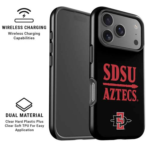San Diego State University Aztecs San Diego State iPhone 17 Pro Max Magsafe Impact Case