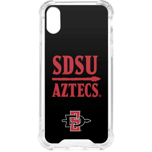 San Diego State University Aztecs San Diego State iPhone XS Clear Case