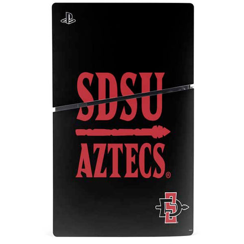 San Diego State University Aztecs San Diego State PS5 Slim Digital Edition Console Skin