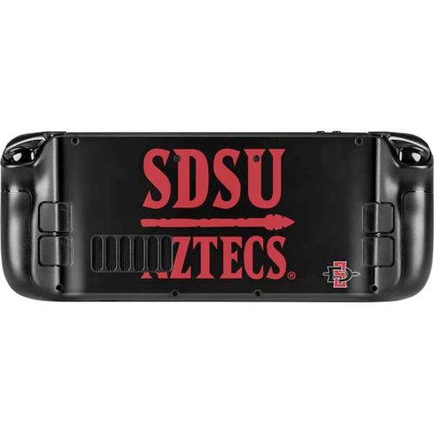 San Diego State University Aztecs San Diego State Steam Deck Handheld Gaming Computer OLED Skin
