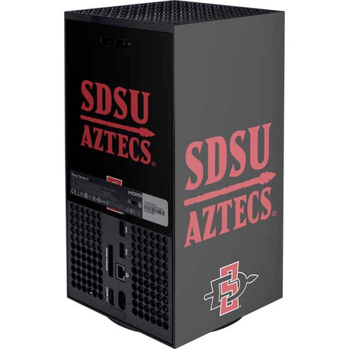 San Diego State University Aztecs San Diego State XBox Series X Digital Edition Console Skin
