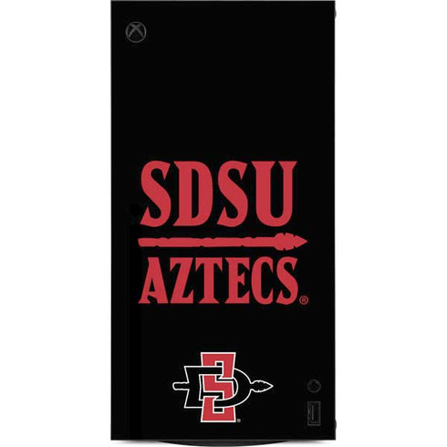 San Diego State University Aztecs San Diego State XBox Series X Digital Edition Console Skin