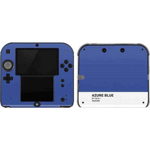 Azure Blue Nintendo Skins