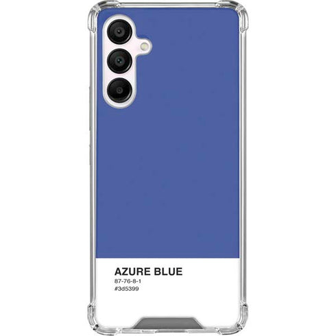 Azure Blue Galaxy A16 5G Clear Case
