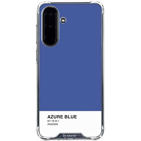 Azure Blue Galaxy A36 5G Clear Case