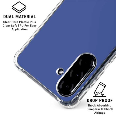 Azure Blue Galaxy A36 5G Clear Case