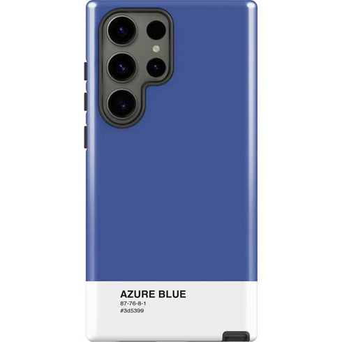 Azure Blue Galaxy S23 Ultra Pro Case