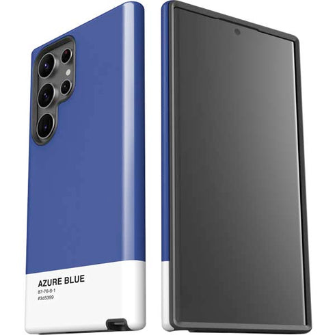 Azure Blue Galaxy S23 Ultra Pro Case