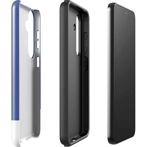 Azure Blue Galaxy S25 Impact Case