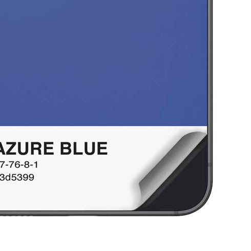 Azure Blue Galaxy S25 Plus Skin
