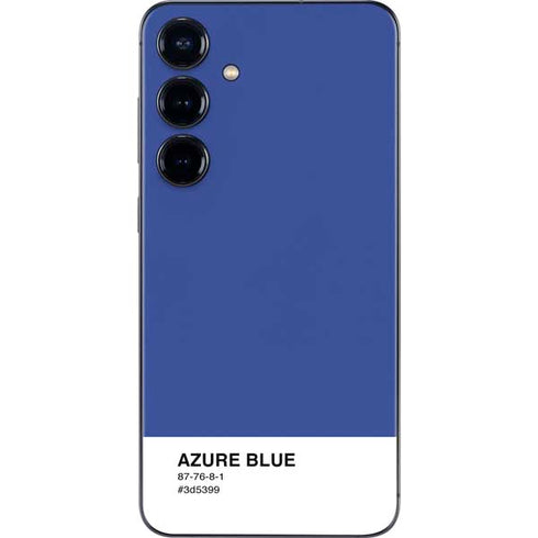 Azure Blue Galaxy S25 Skin