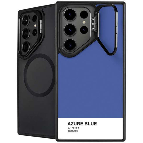 Azure Blue Galaxy S24 Ultra Kickstand Case