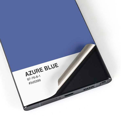 Azure Blue Galaxy S25 Ultra Skin