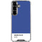 Azure Blue Galaxy S26 Clear Case