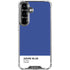 Azure Blue Galaxy S26 Clear Case