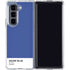 Azure Blue Galaxy Z Fold5 5G Clear Case