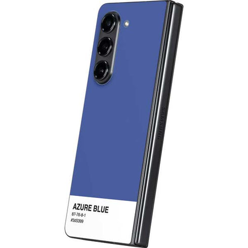 Azure Blue Galaxy Z Fold5 5G Skin