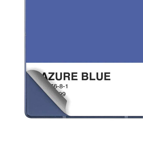Azure Blue Galaxy Z Fold6 Skin