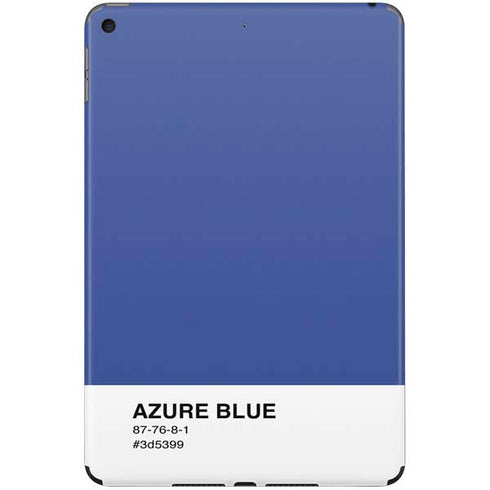 Azure Blue iPad Skins