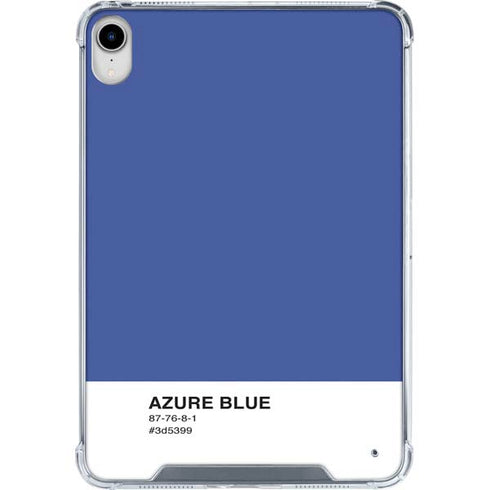 Azure Blue iPad 11th Gen (2025) Clear Case