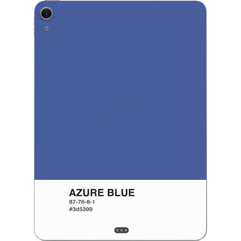Azure Blue Apple iPad Air Skin