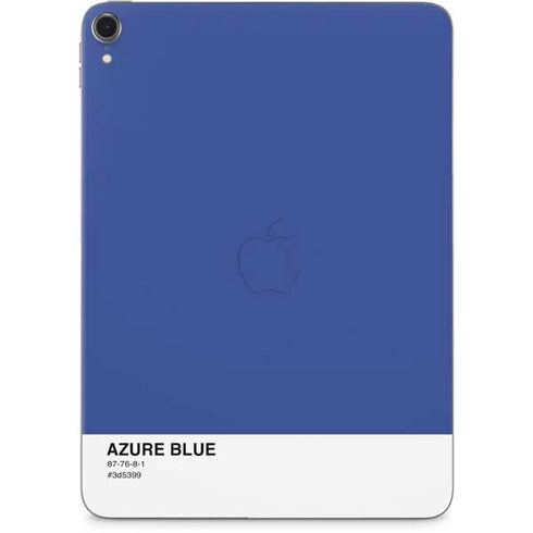 Azure Blue Apple iPad Pro Skin