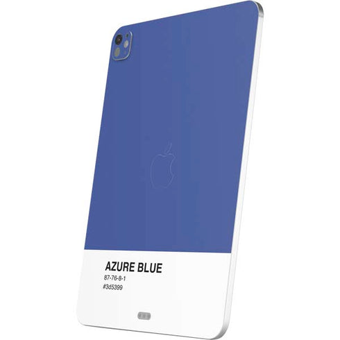 Azure Blue iPad Pro 13in M4 (2024) Skin