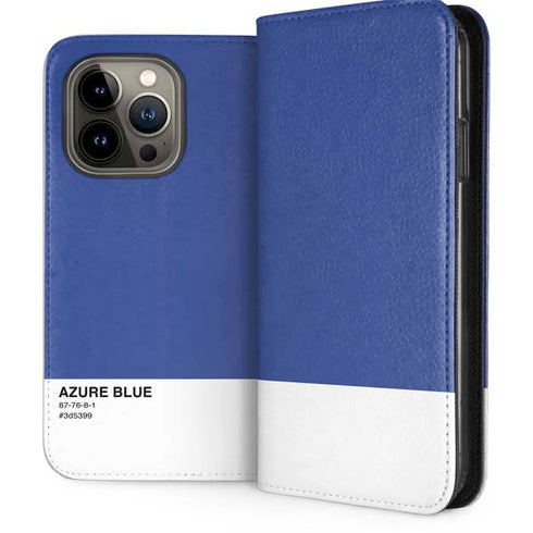 Azure Blue iPhone 14 Pro Folio Case