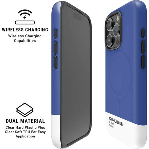 Azure Blue iPhone 16 Pro Magsafe Impact Case