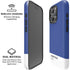 Azure Blue iPhone 16 Pro Magsafe Impact Case