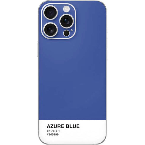 Azure Blue iPhone 16 Pro Max Skin