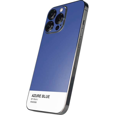 Azure Blue iPhone 16 Pro Max Skin