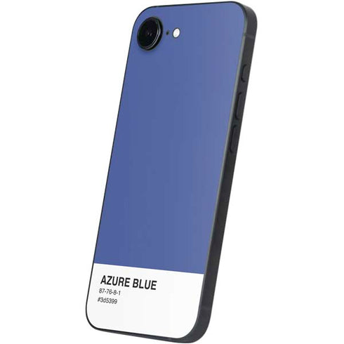 Azure Blue iPhone 16e Skin