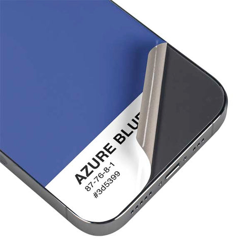 Azure Blue iPhone 16e Skin